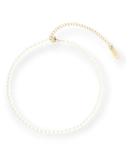 Augusta Pearl Choker Gold
