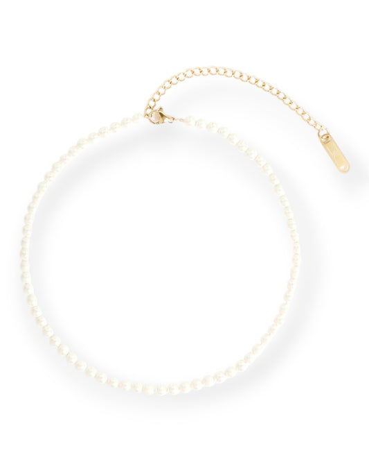 Augusta Pearl Choker Gold