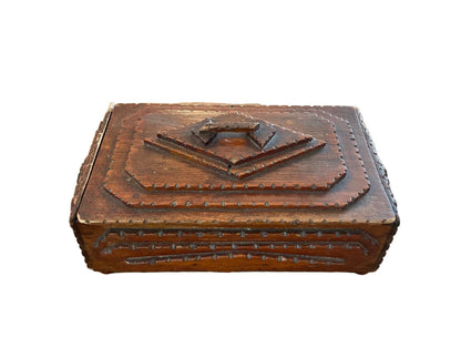 Vintage Tramp Art Box