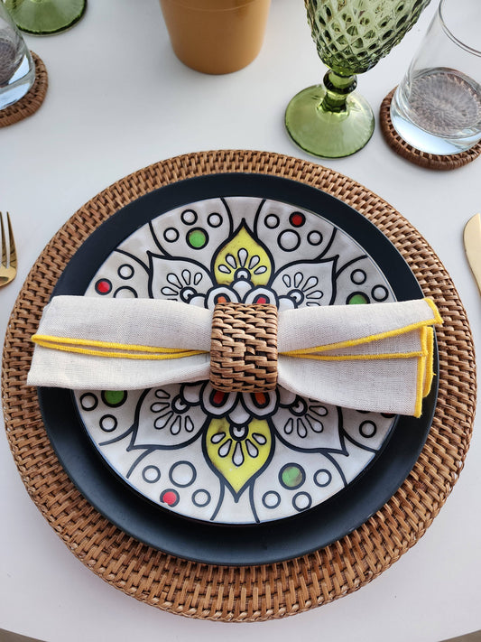 Rattan Charger Plate