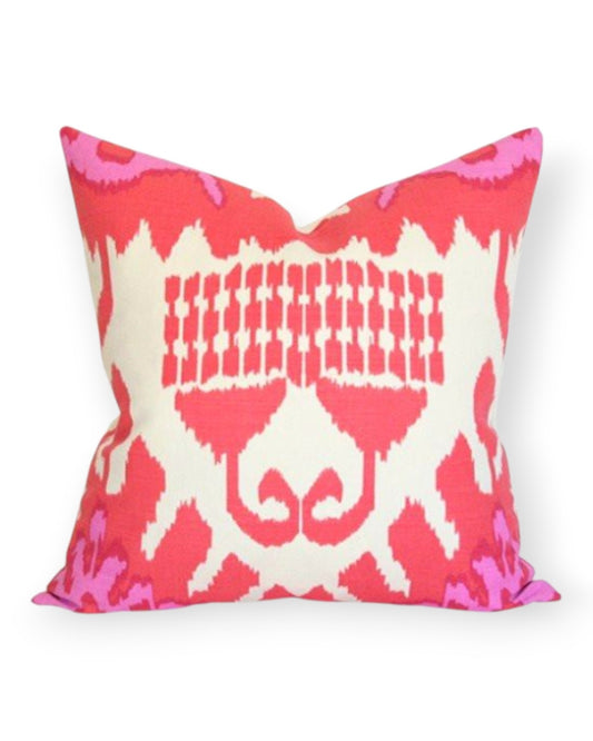 Kazak Orange & Pink Pillow 20" x 20"