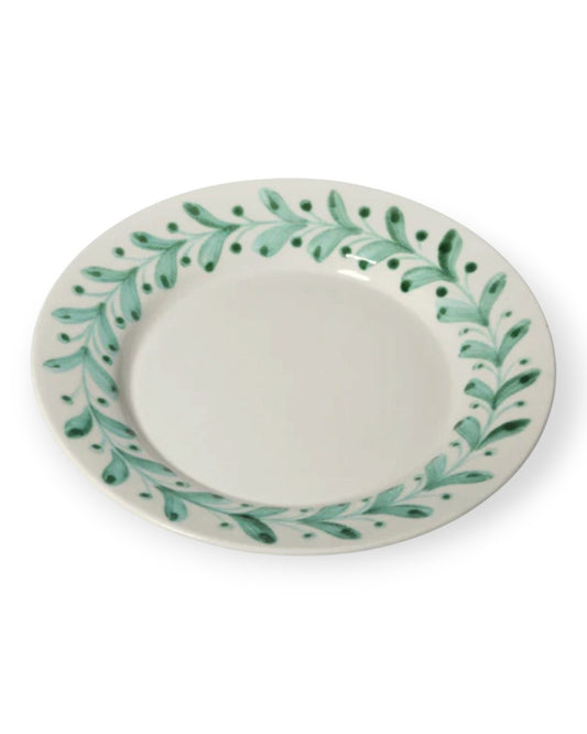 Anna Dessert Plate - set of 4 Green