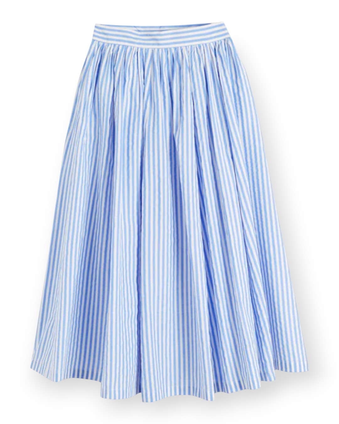 Oxford Stripe Skirt Blue Stripe / 2