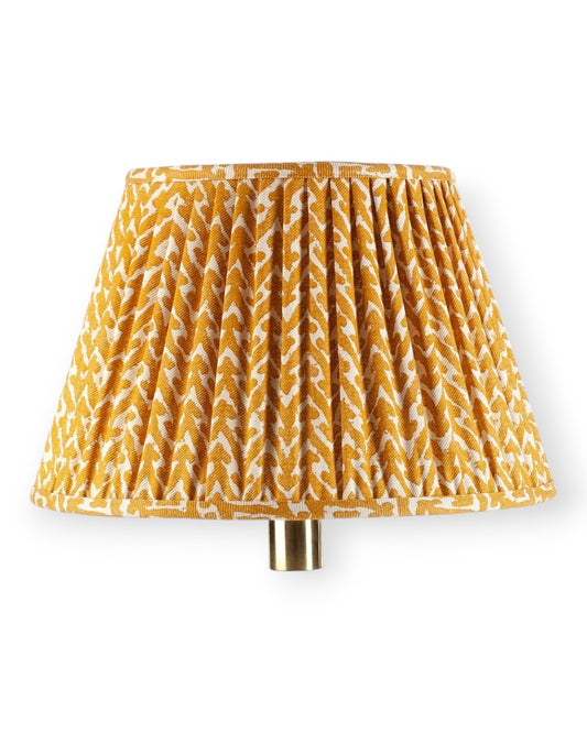 Yellow Rabanna Round Lampshade 4.5"