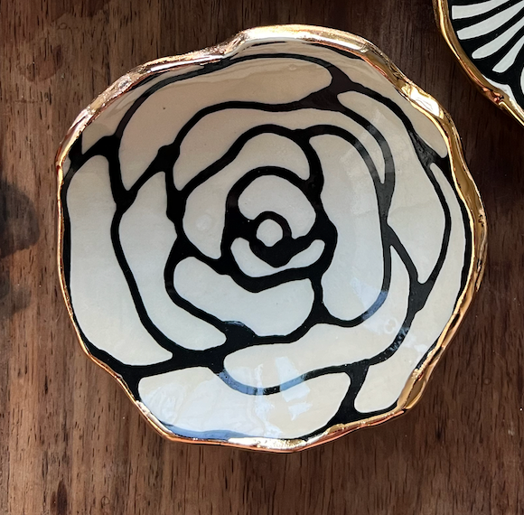 3" Flower Jewelry Dish