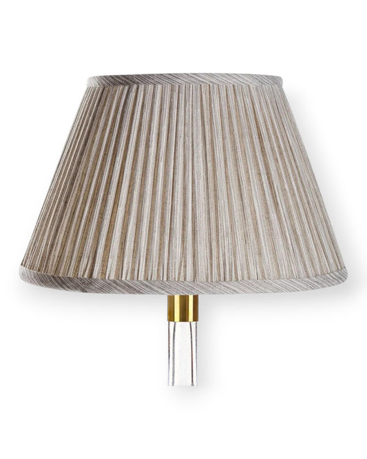 Grey Strie Round Lampshade 4.5"