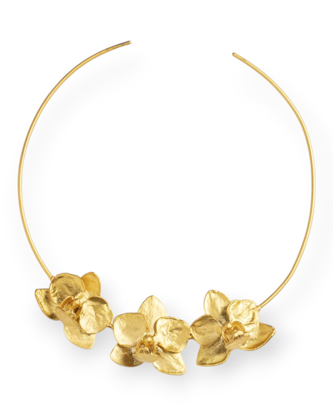 Triple Orchid Choker