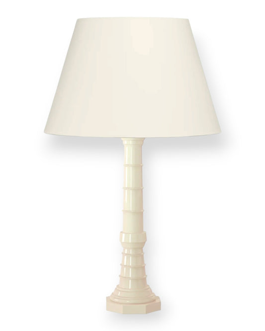 Bonham Lamp Ivory