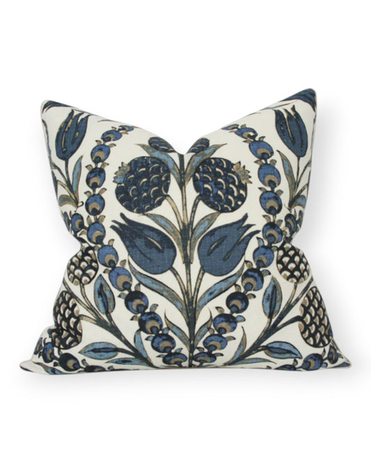 Corneila Navy Pillow 17" x 17"