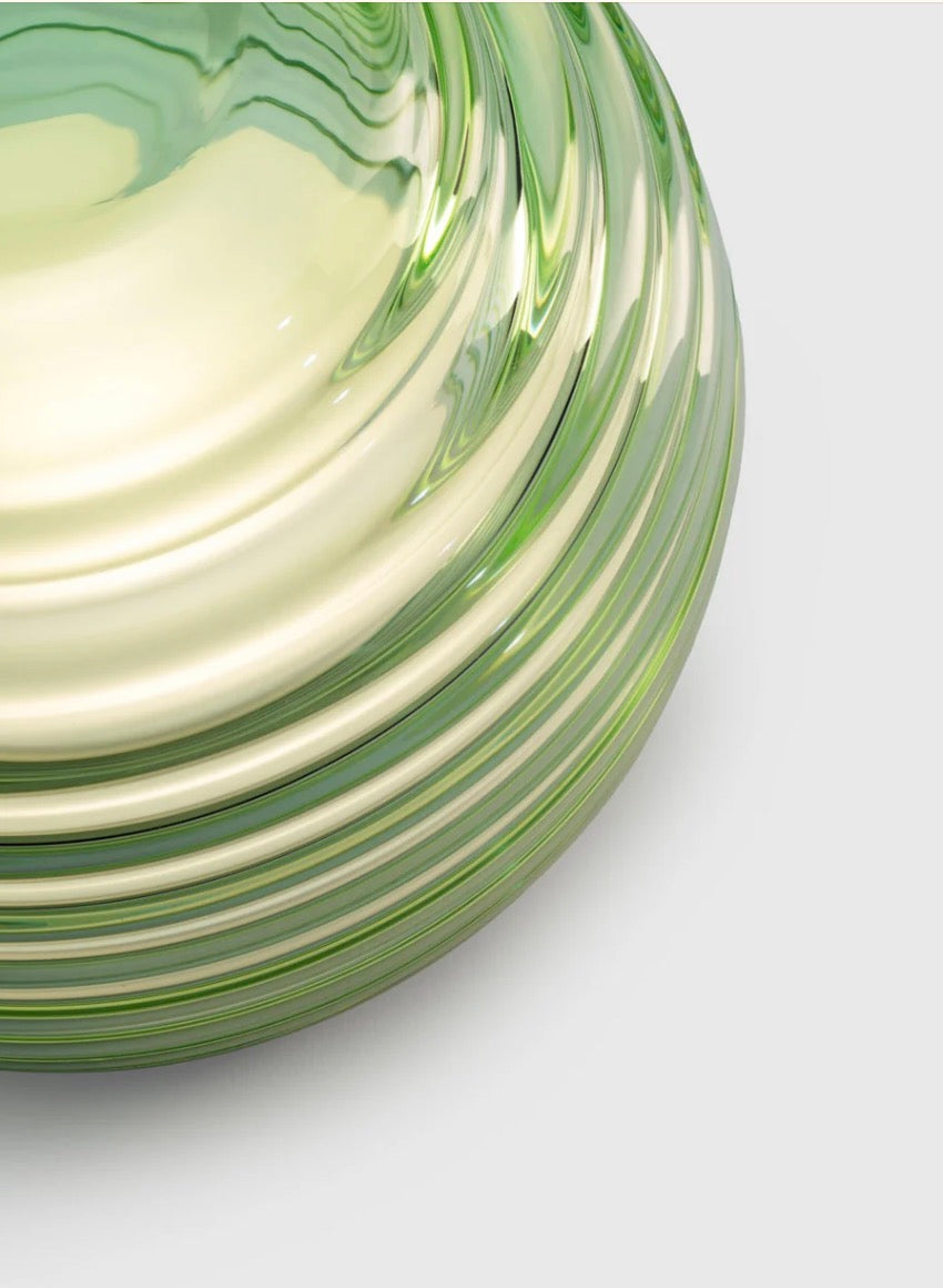 Curved Glass Portable Table Light