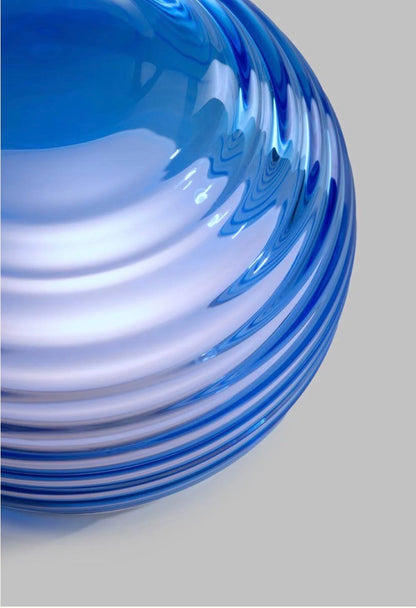 Curved Glass Portable Table Light