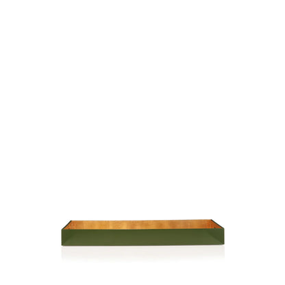 Gold Leaf Lacquered Tray “June”