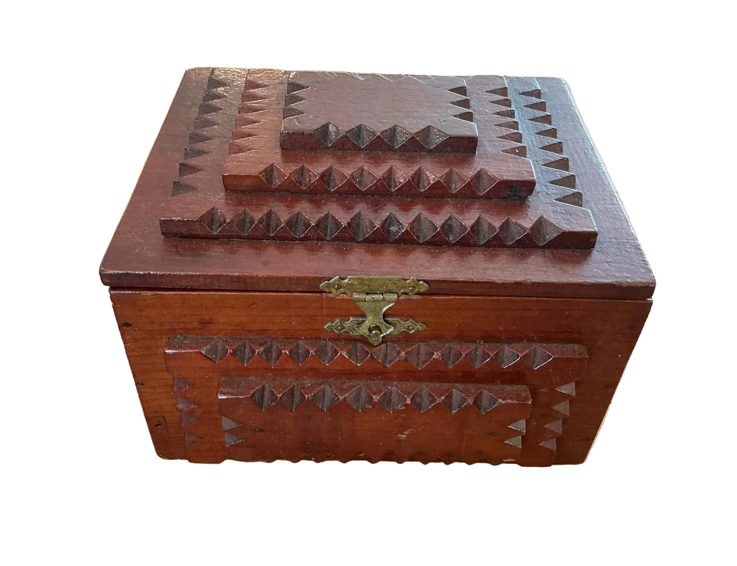 Vintage Tramp Art Box