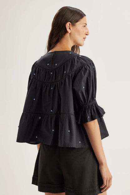 Sol Top with French Knots