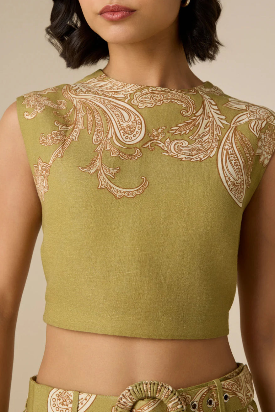 Sakhi Crop Top