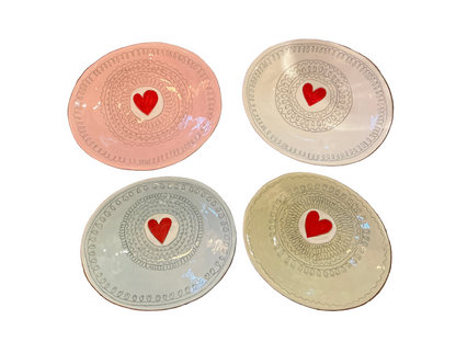 Oval Heart Dish
