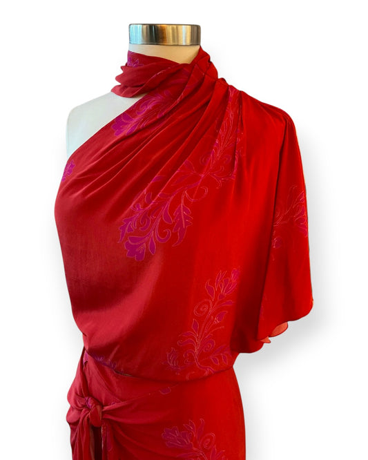 Chiminango Crepe Blouse Fuchsia / 0