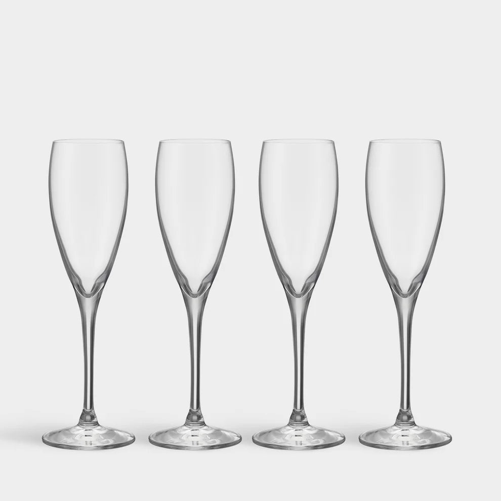 More Champagne 4 pack glasses