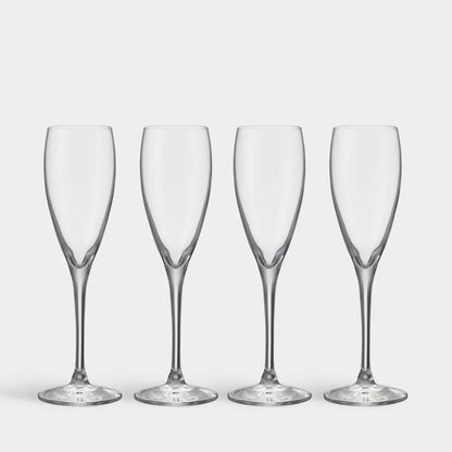 More Champagne 4 pack glasses