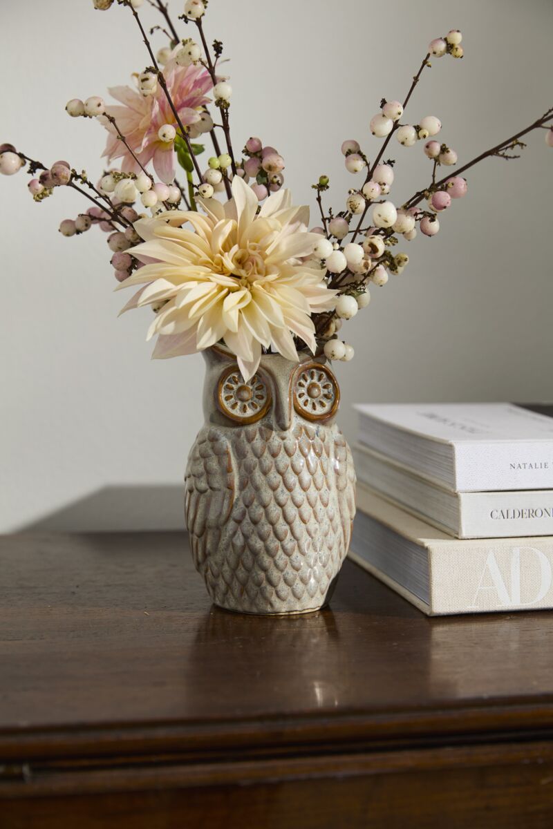 Great Grey Owl Budvase
