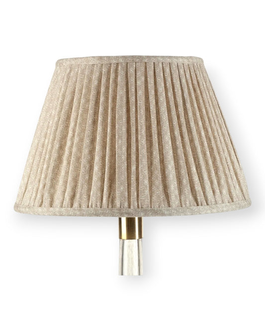 Ecru Figured Round Lampshade 4.5"