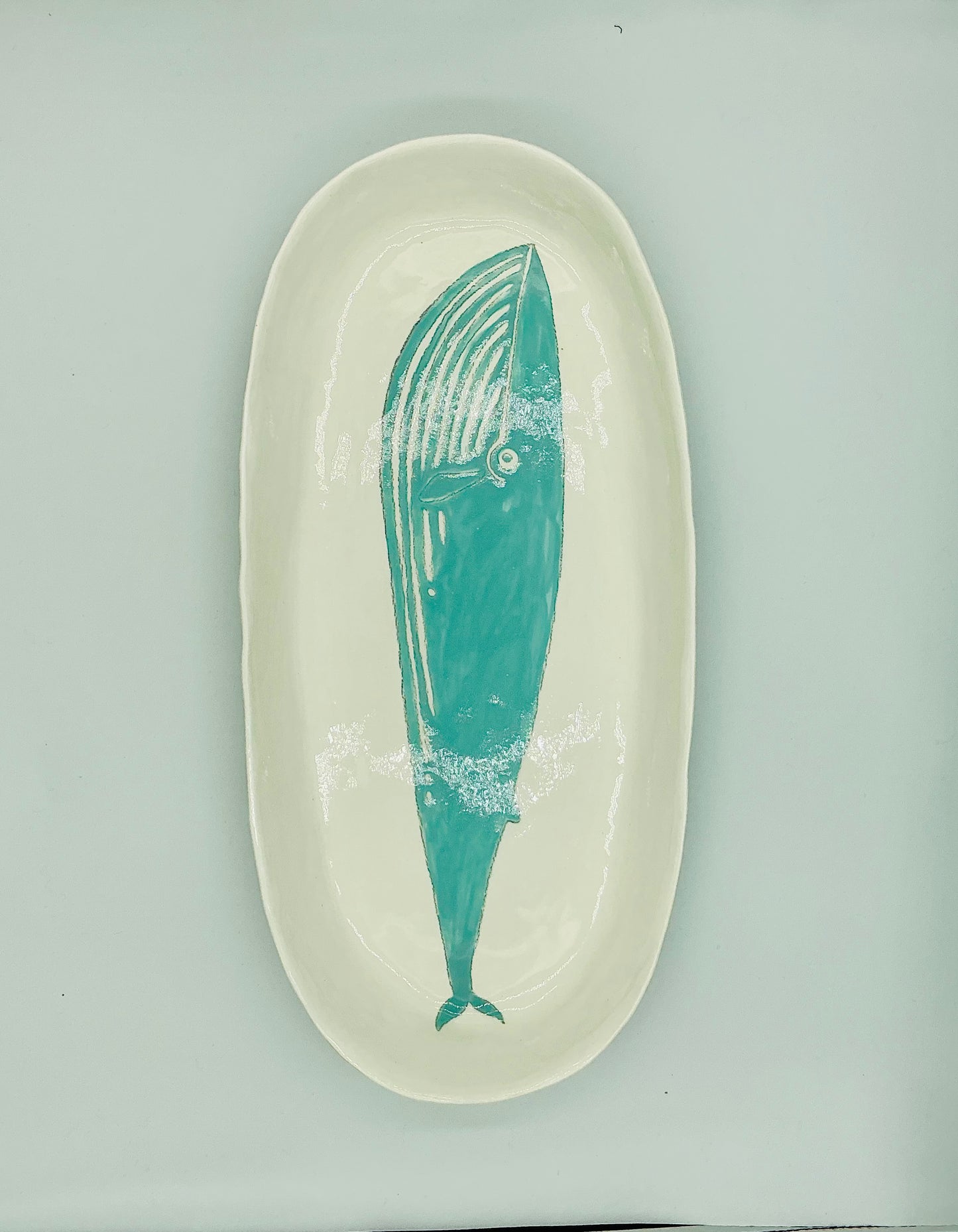Large Oval Platter - Ocean Theme