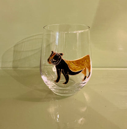 Hand-painted Dog Glasses