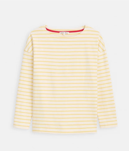 Avignon Boatneck Striped Tee in Cotton