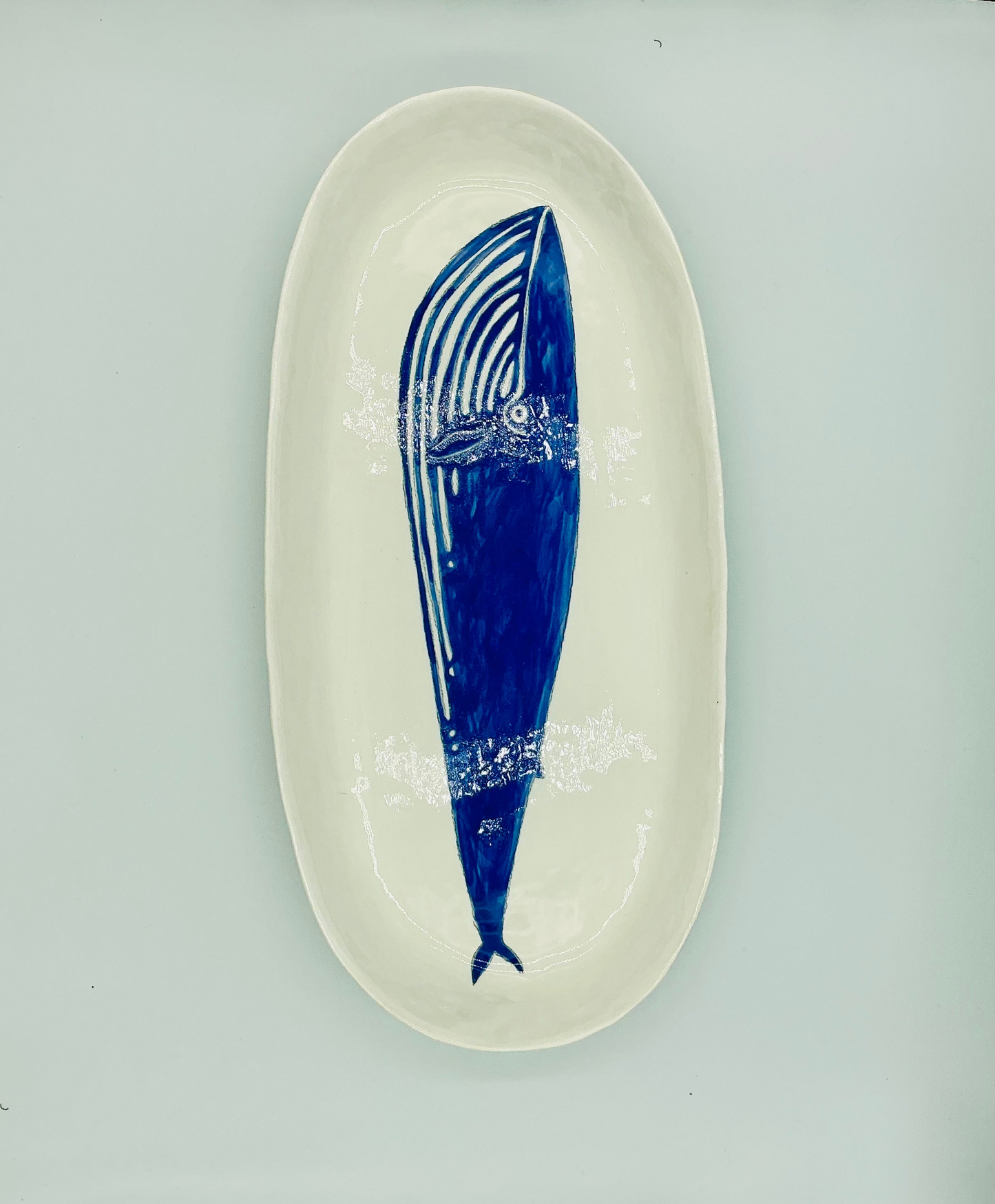 Large Oval Platter - Ocean Theme