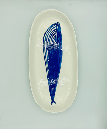 Large Oval Platter - Ocean Theme