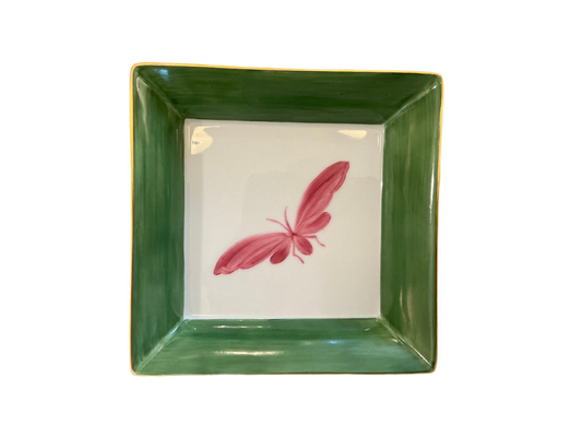 Marie Daage Square Dish, Medium PAPILLON