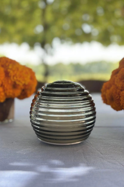 Curved Glass Portable Table Light