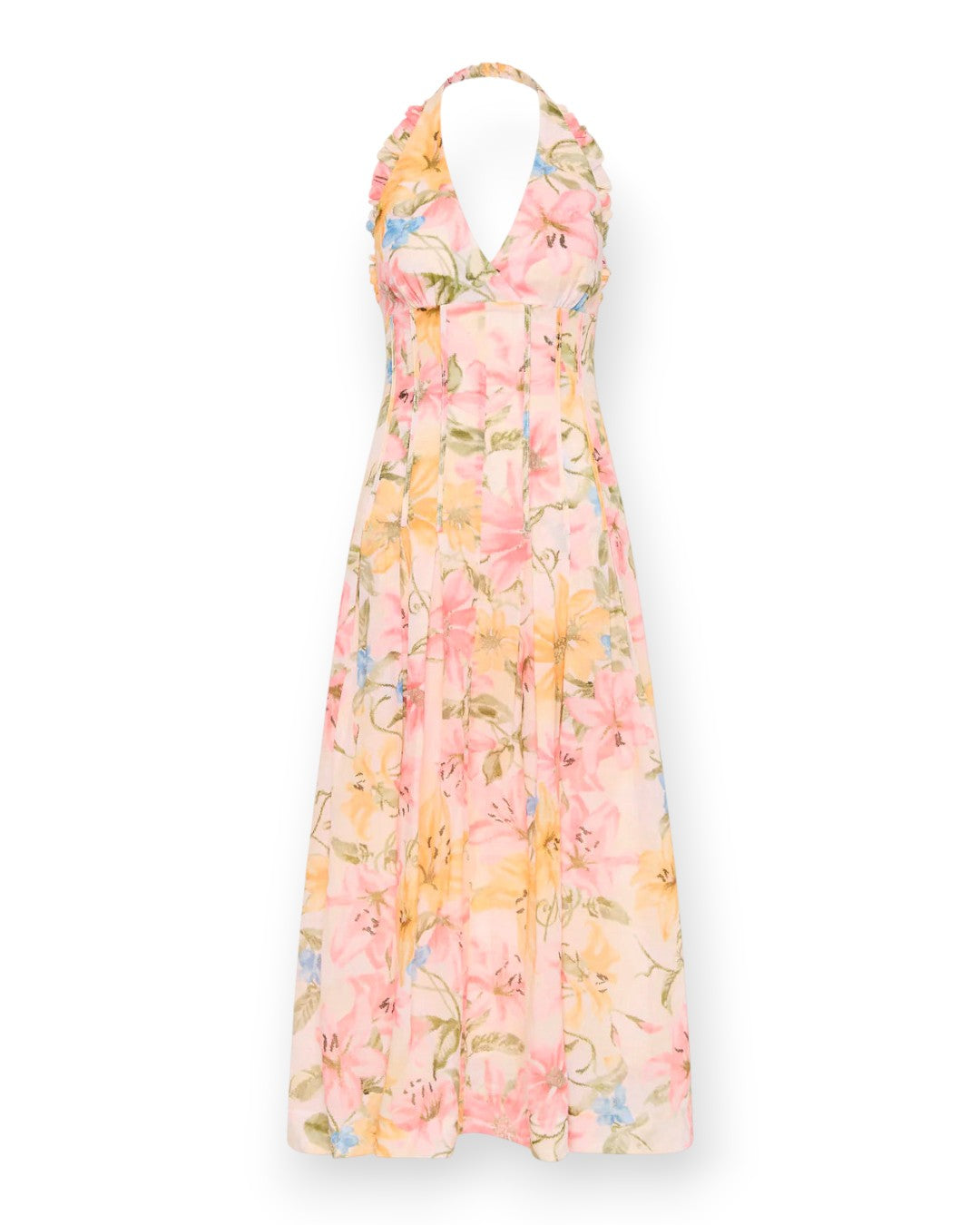 Gladioli Halter Gown 1