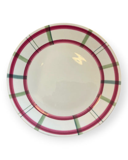 Dinner Plates in Madras Pattern 15 & 19 & 62