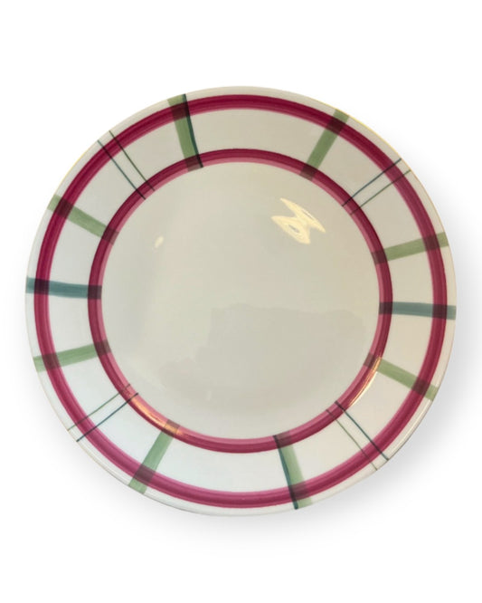 Dinner Plates in Madras Pattern 15 & 19 & 62