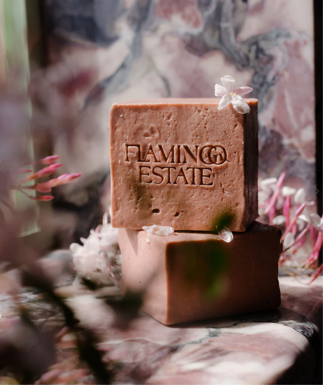 Flamingo Estate Jasmine and Rose Organic Soap Bar