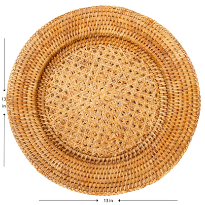 Rattan Charger Plate