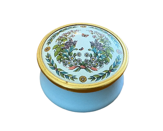Vintage Enamel box collection, Shakespeare garden