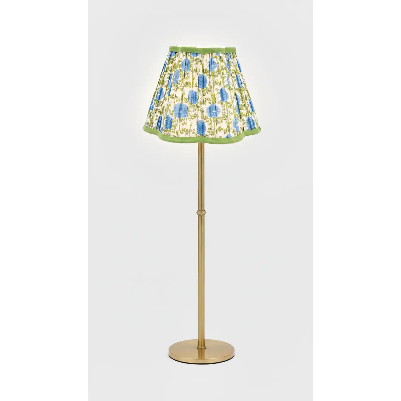 Pleated Scalloped Lampshade