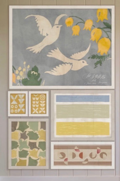Birds and Flowers