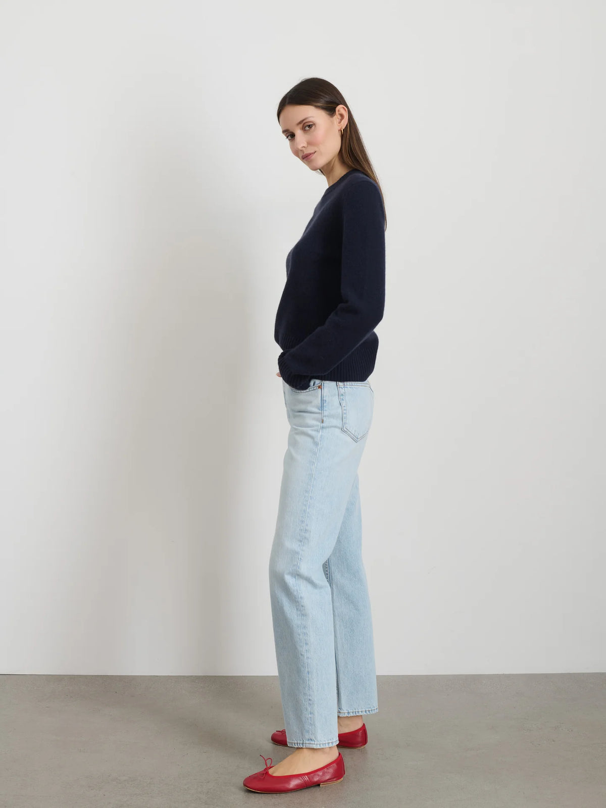Marais Sweater in Washed Cashmere