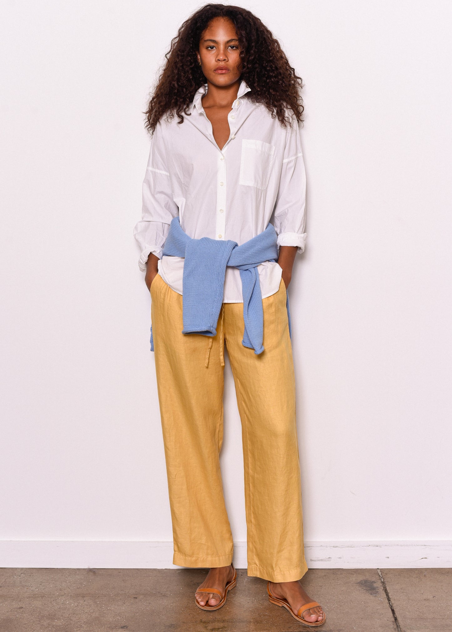 Anna Pant In Linen