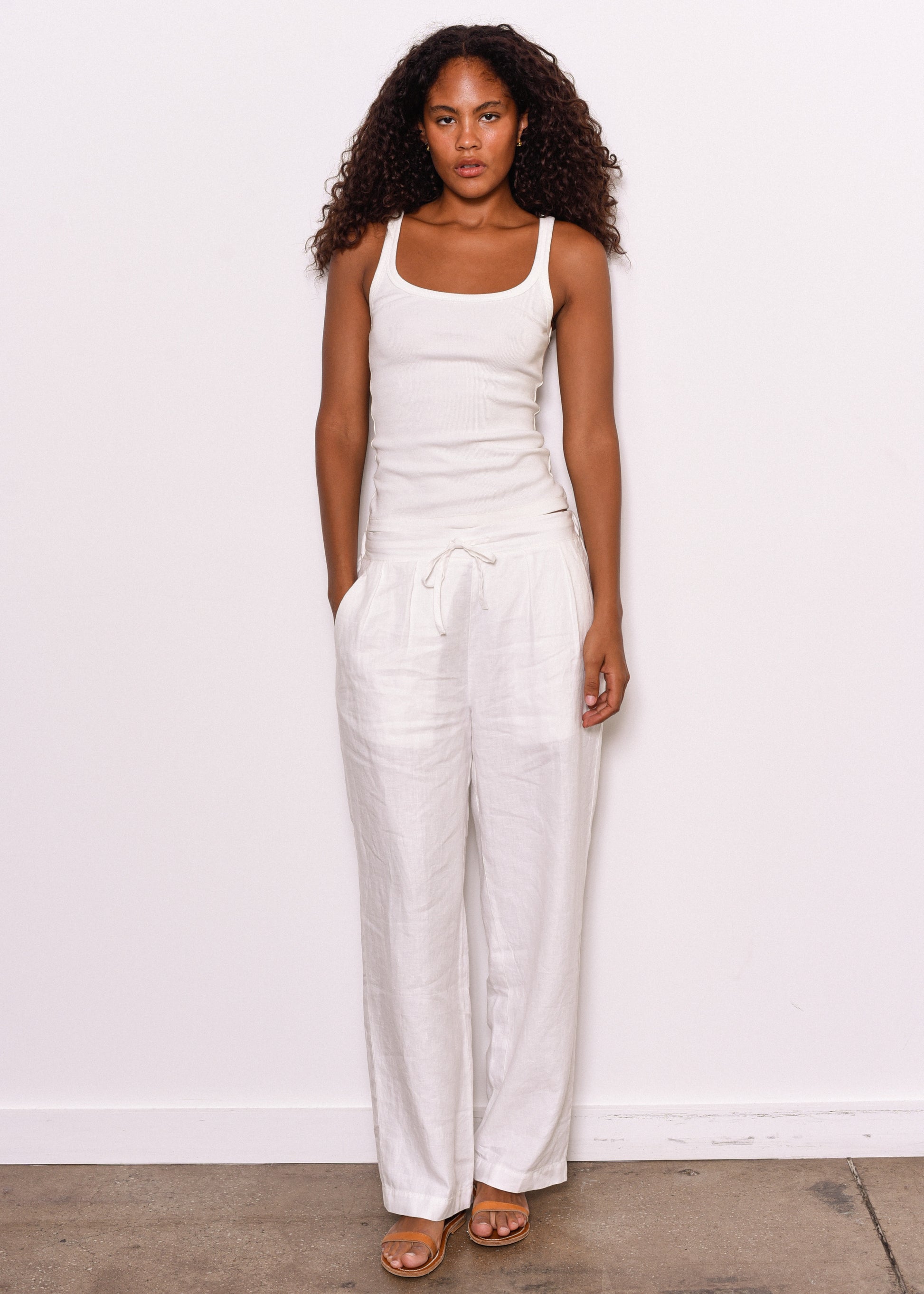 Anna Pant In Linen