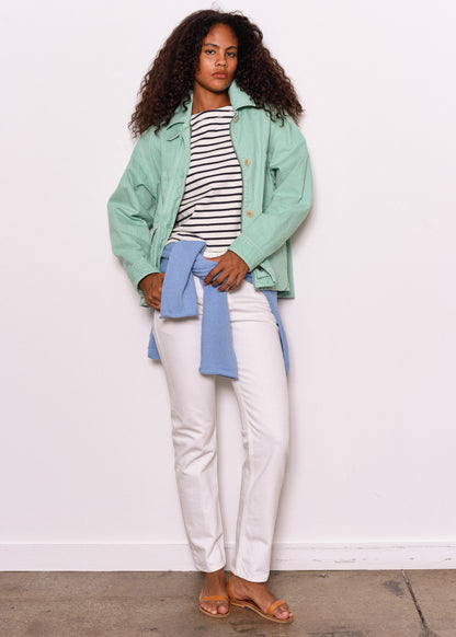 Avignon Boatneck Striped Tee in Cotton