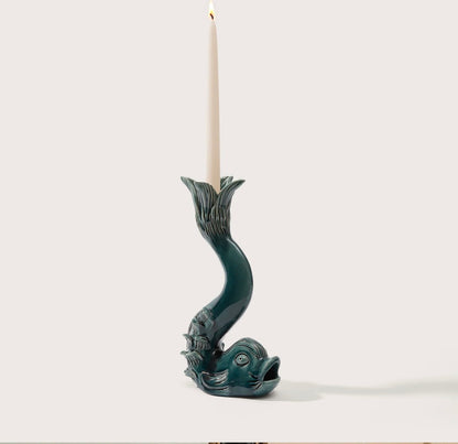 Jean Roger - Dolphin candlestick