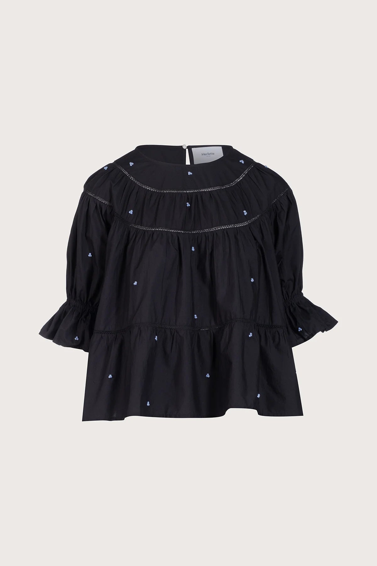 Sol Top with French Knots