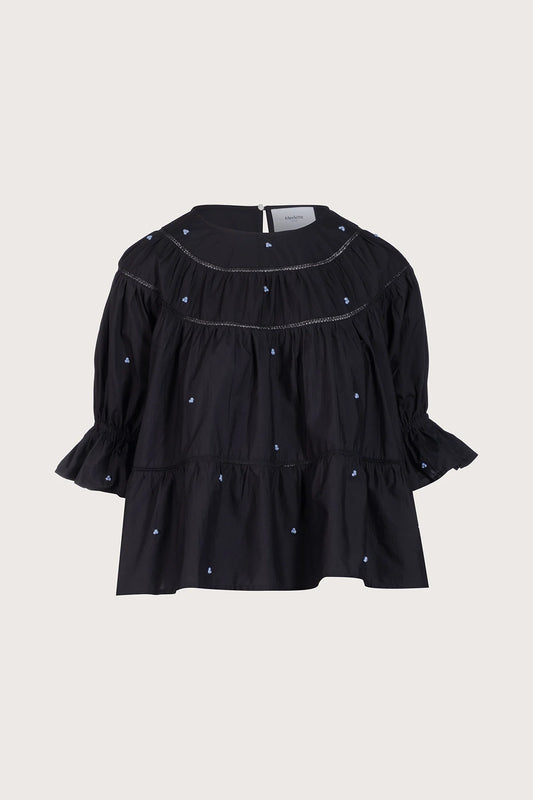 Sol Top with French Knots