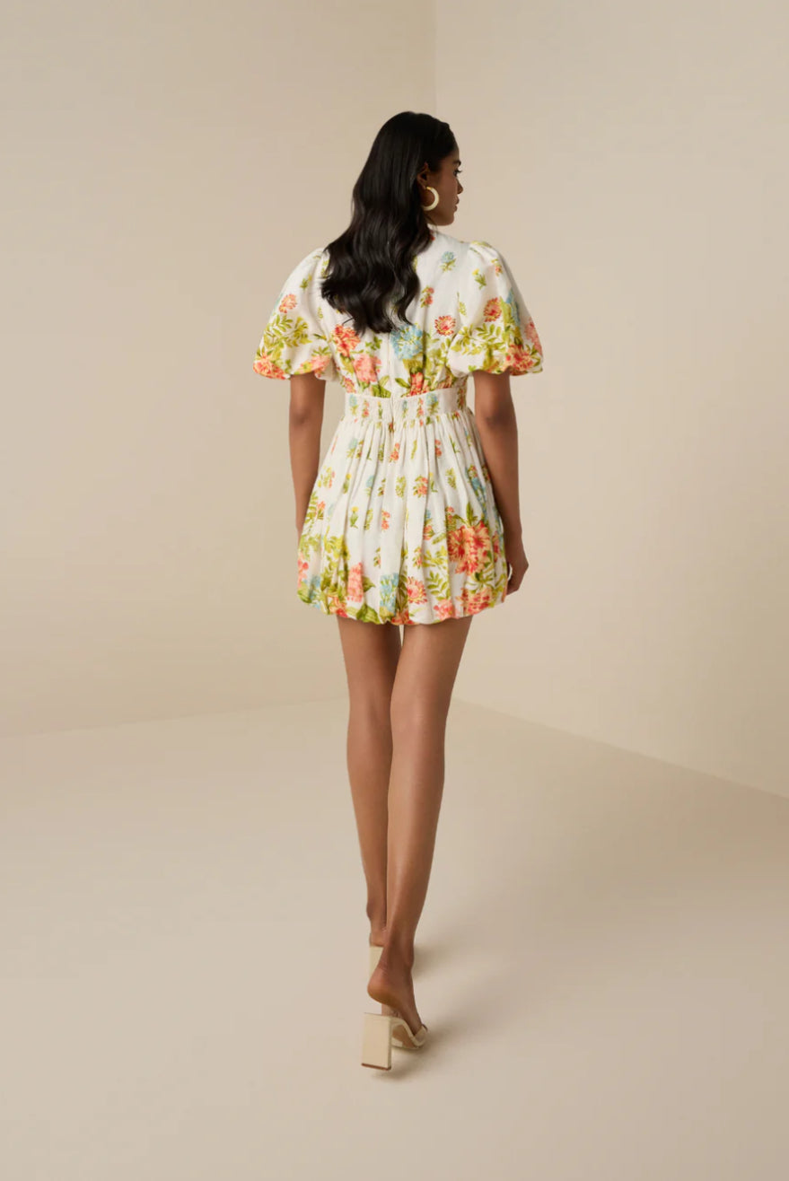 Dhun Balloon Hem Mini Dress