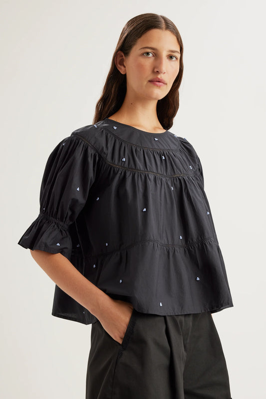 Sol Top with French Knots