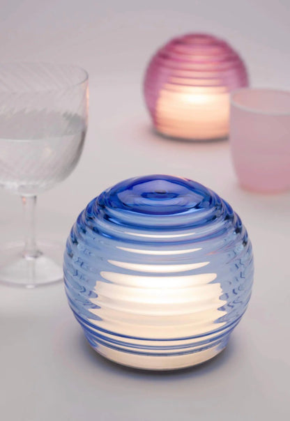 Curved Glass Portable Table Light